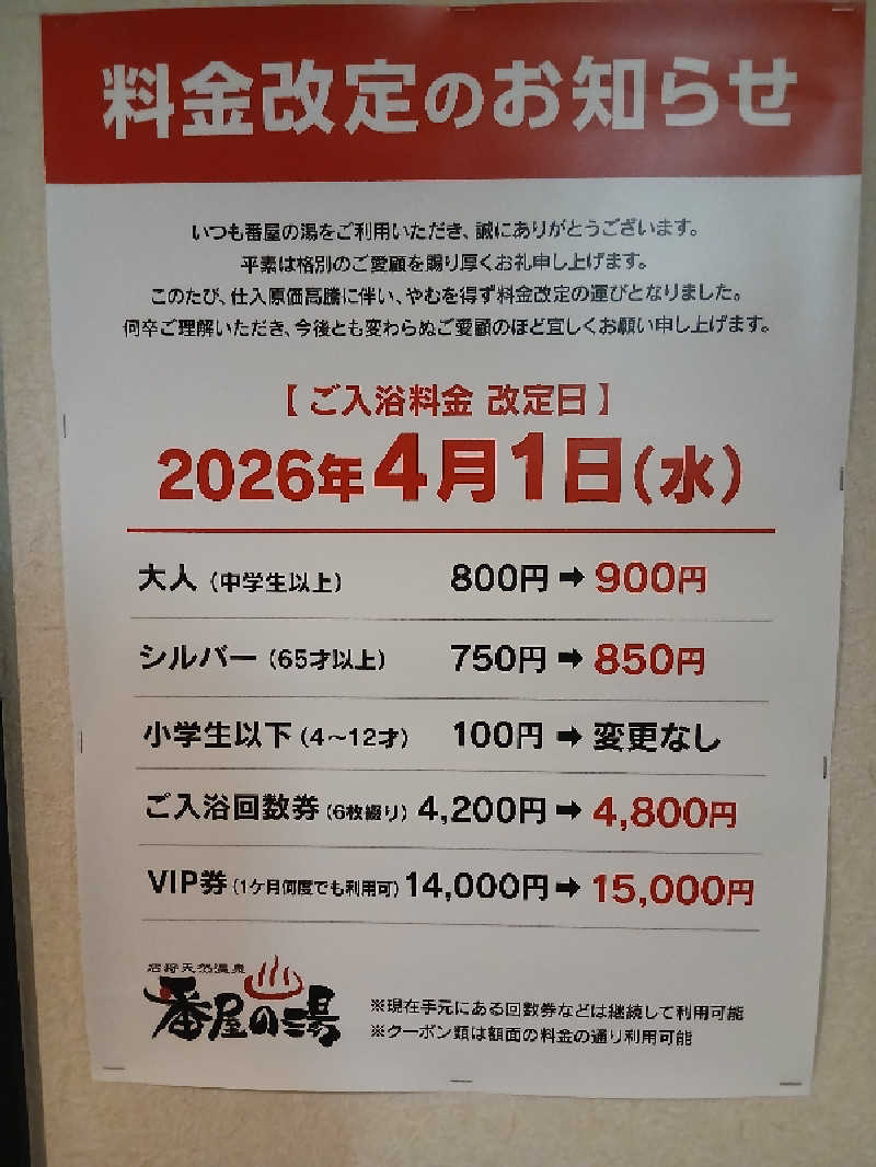 カモミール🦆さんの石狩天然温泉 番屋の湯のサ活写真