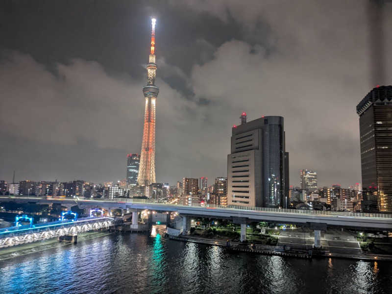 けろすさんの展望大浴場あさひ湯ドーミーインEXPRESS浅草のサ活写真