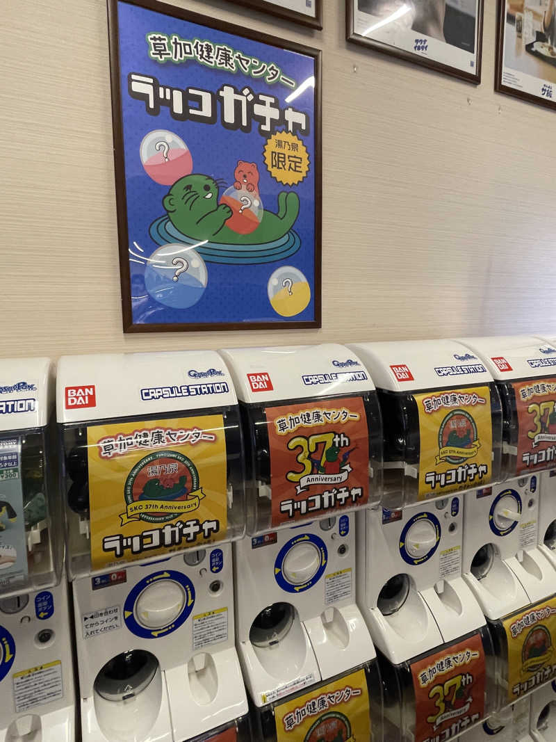 けろすさんの湯乃泉 草加健康センターのサ活写真