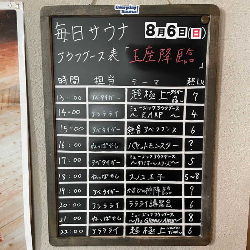 りさんの毎日サウナ 前橋本店のサ活写真