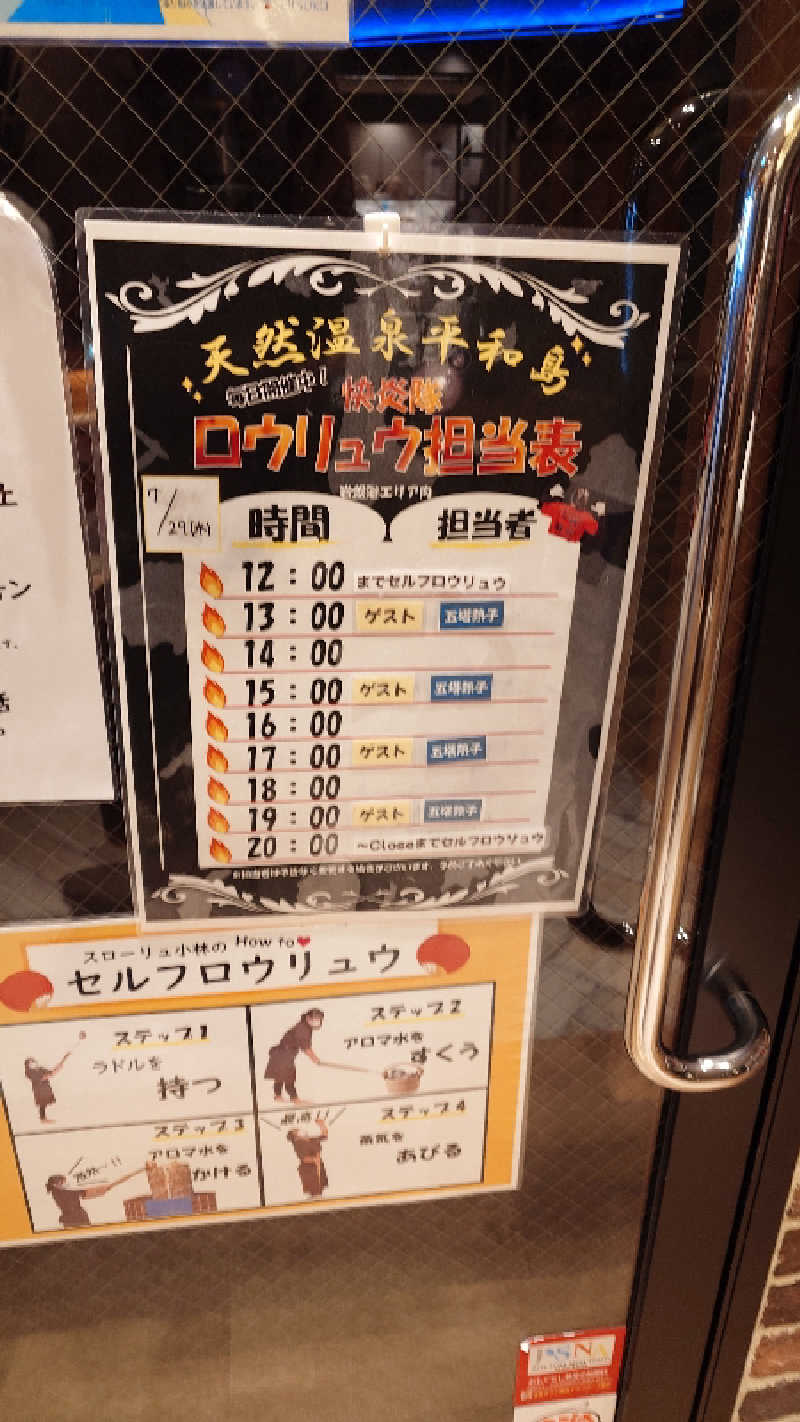 じゅんちさんの天然温泉 平和島のサ活写真