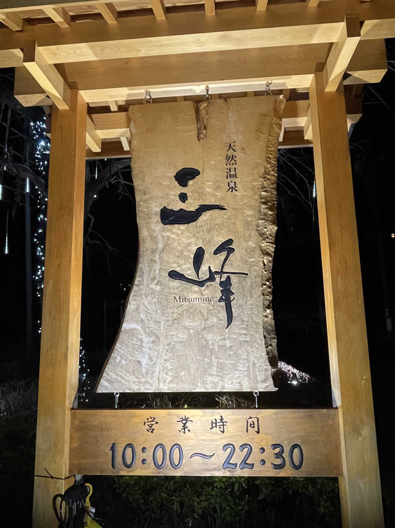 マタイス・デ・リフトさんの天然温泉 三峰のサ活写真