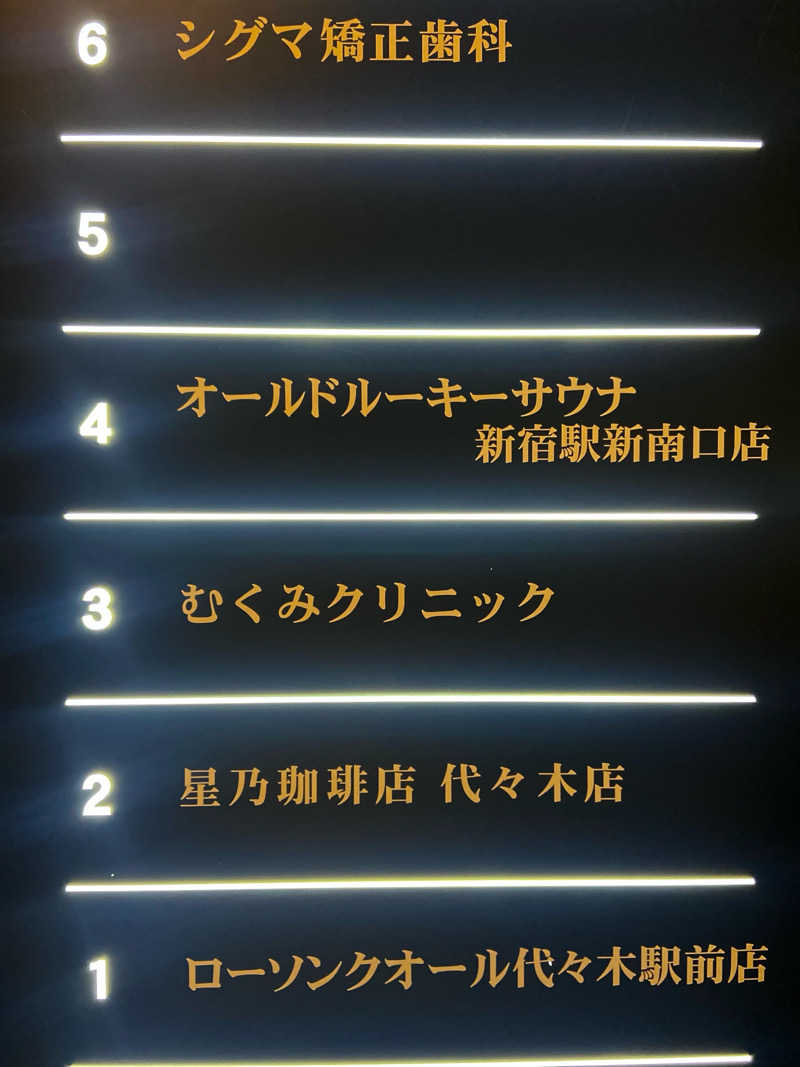 サウナマンさんのオールドルーキーサウナ 新宿駅新南口店のサ活写真