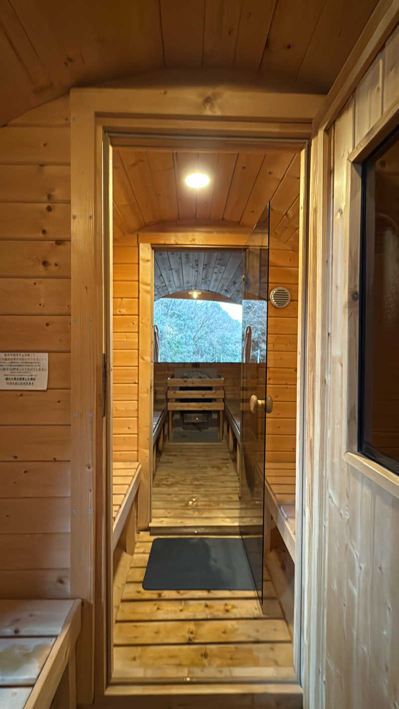 ヒカルさんの山の中のバレルサウナ｢Tramonto｣のサ活写真