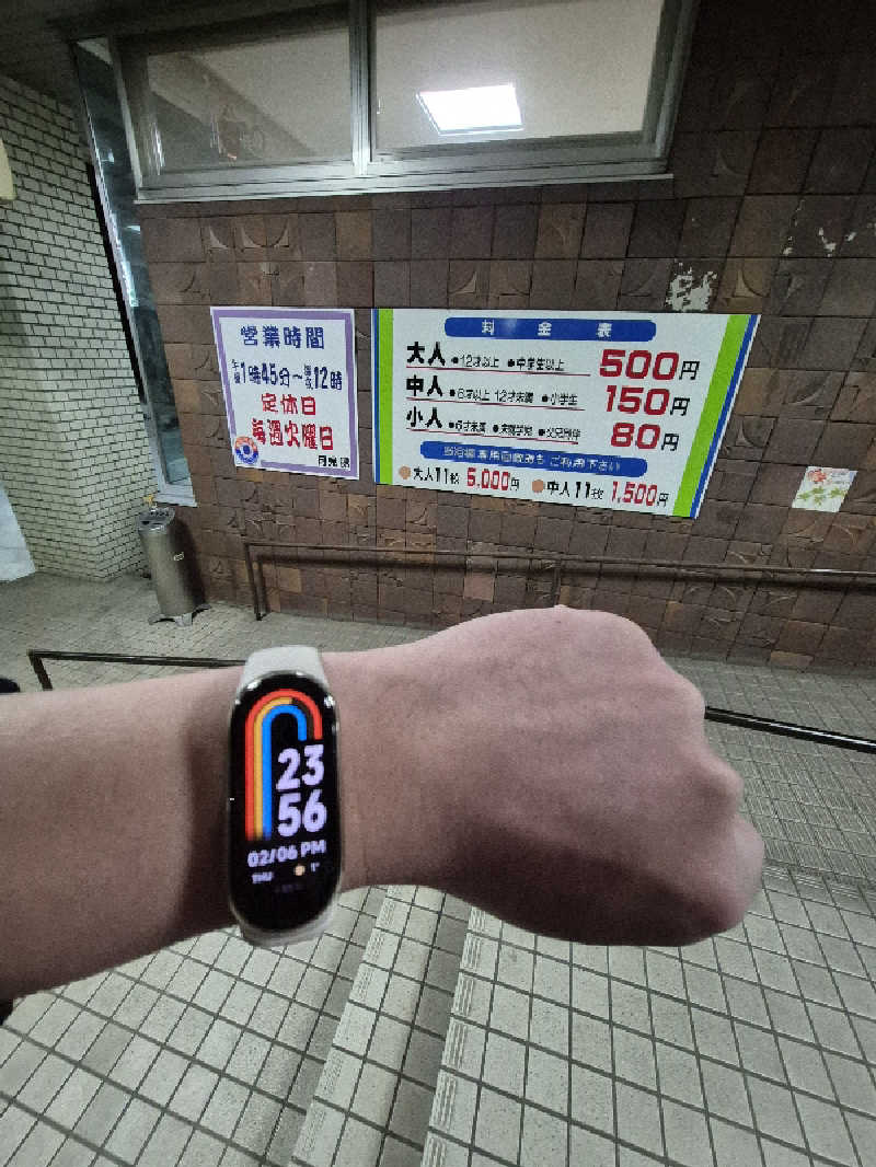 サンタマリア(ｱｰﾁの住人)さんの月見湯のサ活写真