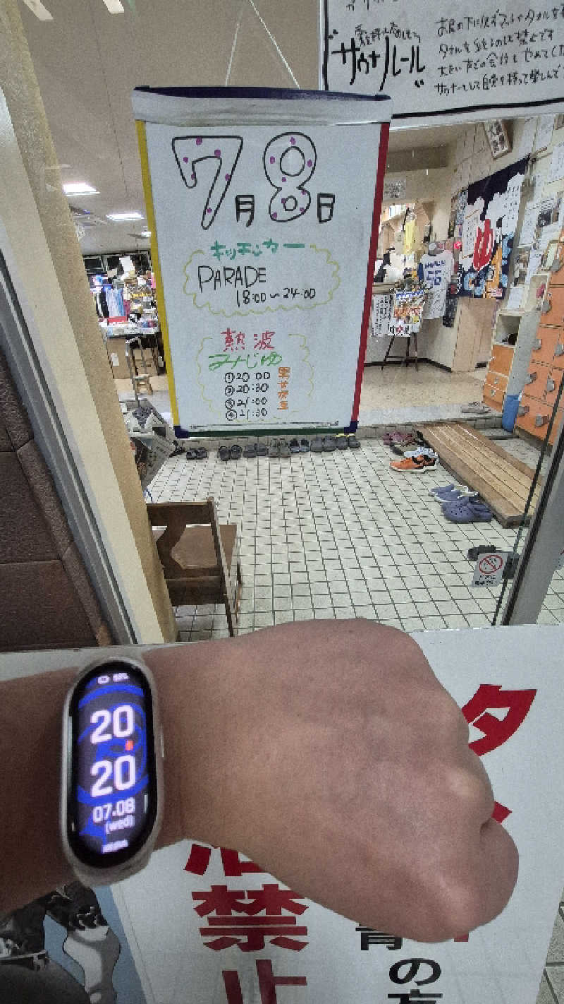 サンタマリア(ｱｰﾁの住人)さんの月見湯のサ活写真