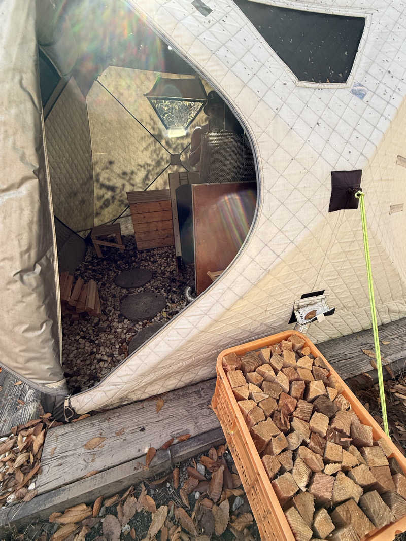 サウナ大好きケロヨンさんの道志川サウナのサ活写真