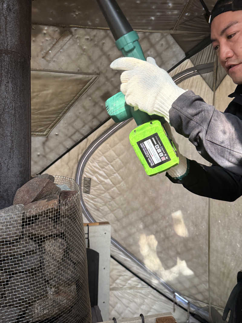 サウナ大好きケロヨンさんの道志川サウナのサ活写真