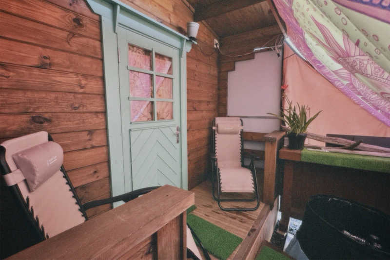 豆腐さんの貸切ミニログハウスサウナ Well-beingのサ活写真