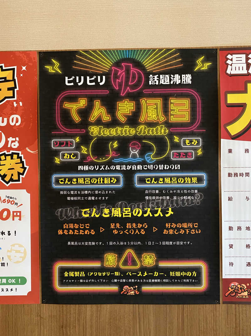 オソジーコーナーさんの天然温泉ざぶ～んのサ活写真