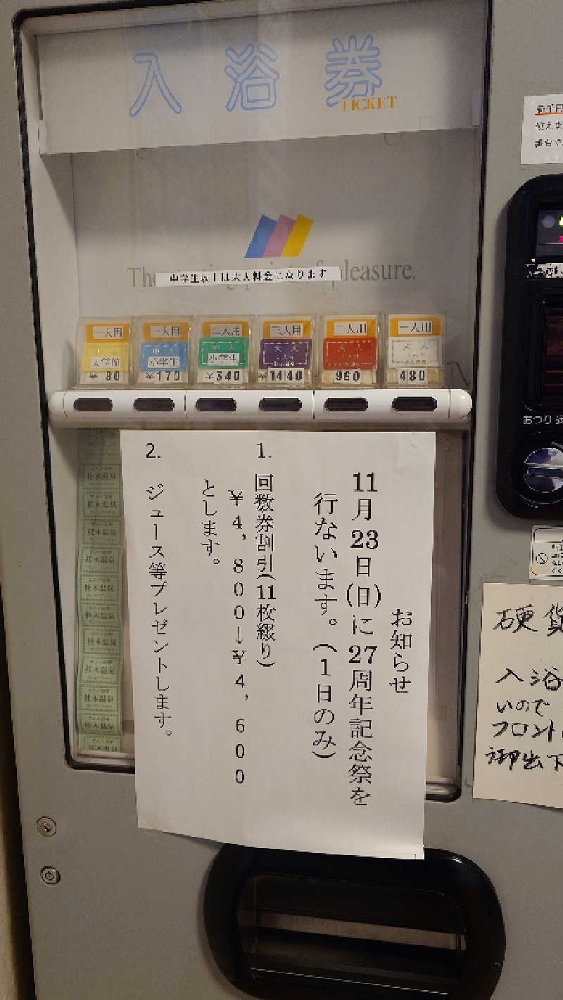 タロシンスパさんの桂木温泉のサ活写真