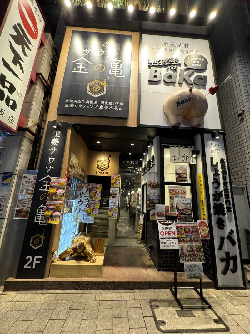 Mas.ラガーさんの生姜サウナ 金の亀のサ活写真