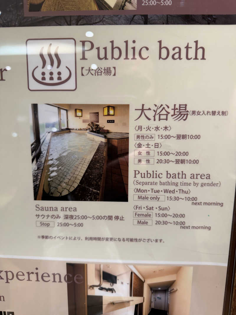 火の鳥Zさんの展望大浴場あさひ湯ドーミーインEXPRESS浅草のサ活写真