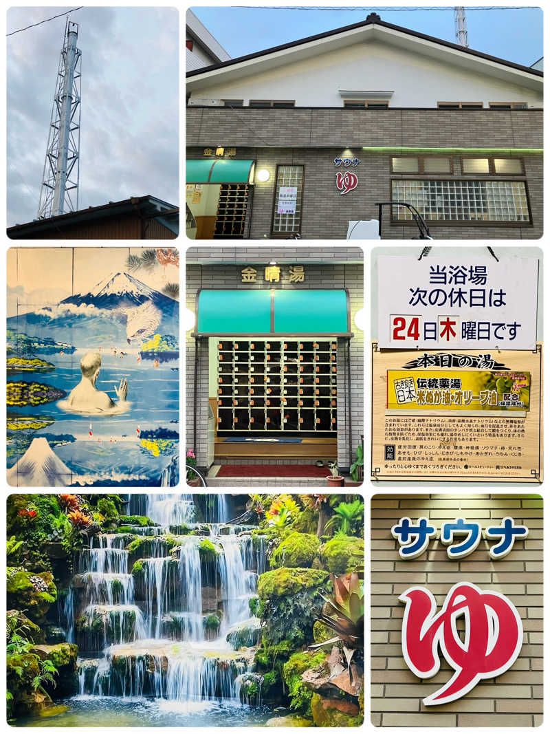 ゆげさんの金晴湯のサ活写真