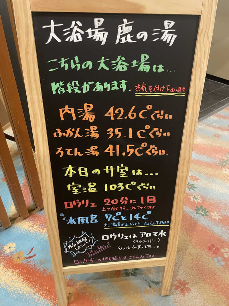サカスさんの定山渓 鹿の湯のサ活写真