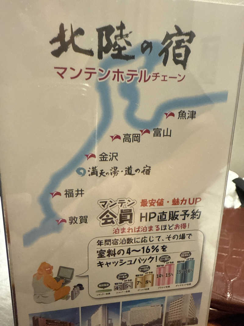 ちょんまげさんの魚津マンテンホテル駅前のサ活写真