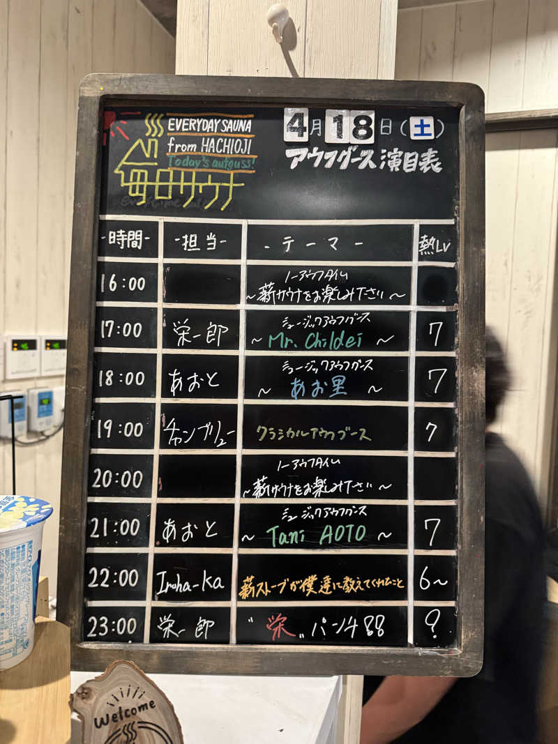 fumiさんの毎日サウナ 八王子店のサ活写真