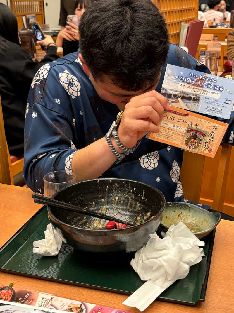 白鷺(月の湯舟専属熱波師)さんのSPA専 太平のゆのサ活写真