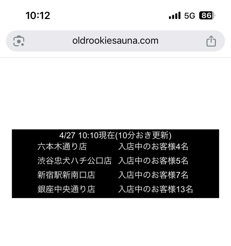 ネコbathさんのオールドルーキーサウナ銀座中央通り店のサ活写真