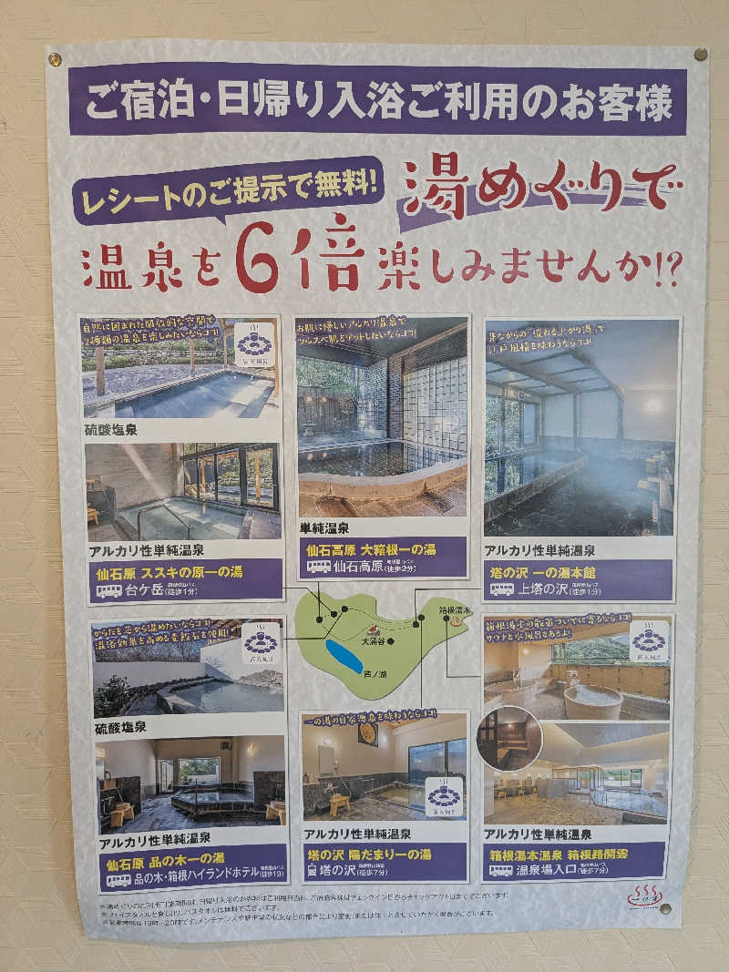 湯〜YAさんの箱根路 開雲のサ活写真