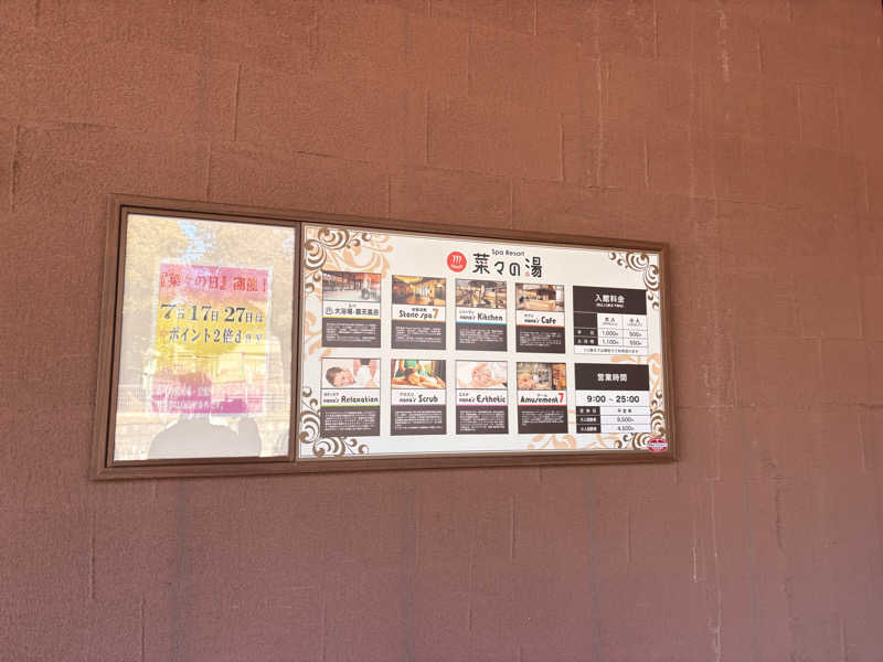 たたたさんのSpa Resort 菜々の湯のサ活写真