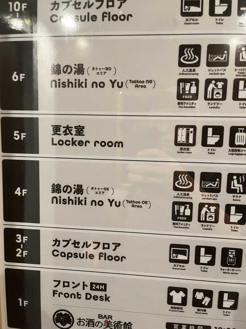 イナカエルさんの安心お宿Woman&Man名古屋栄店のサ活写真