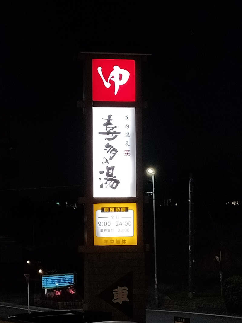 おにぃさんの庄内温泉 喜多の湯のサ活写真