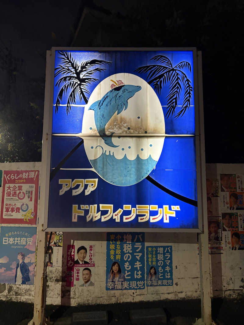 顔ハメは絶対やるのよさんのアクアドルフィンランドのサ活写真