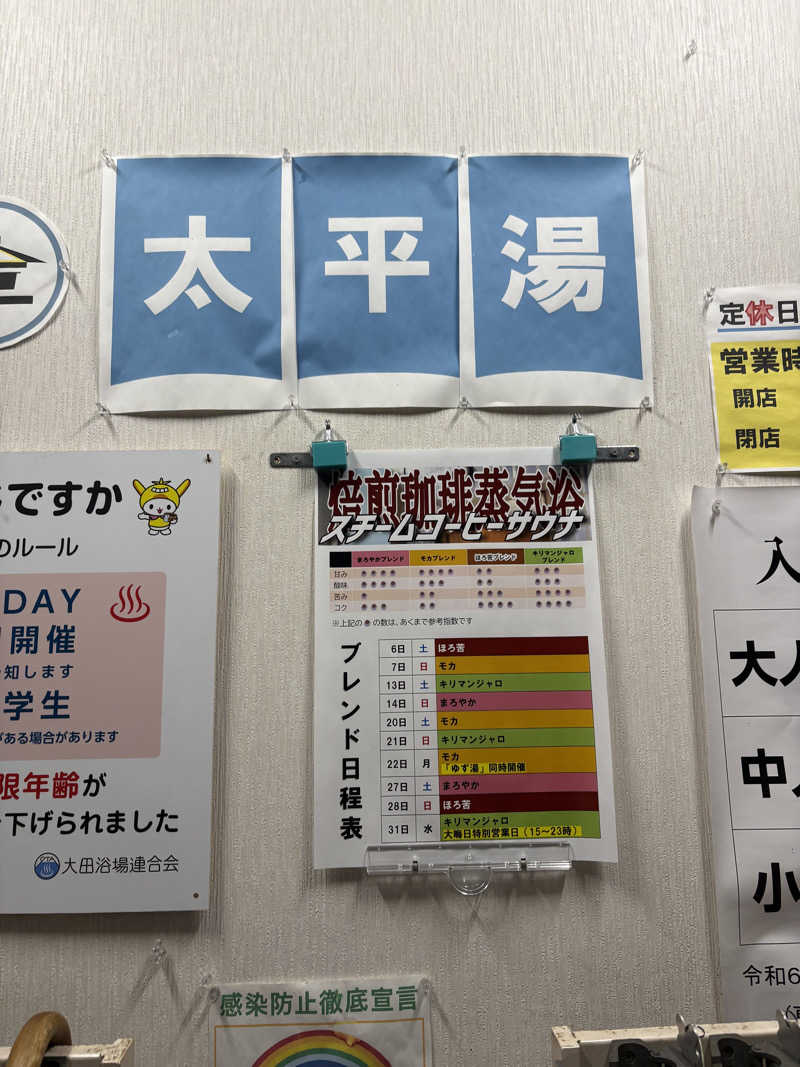 顔ハメは絶対やるのよさんの太平湯のサ活写真