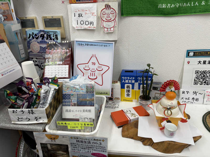 顔ハメは絶対やるのよさんの大星湯のサ活写真