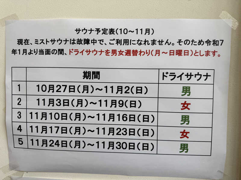 ボーノ・蒸藤　👑蒸キング👑さんのほっとプラザ下花輪のサ活写真