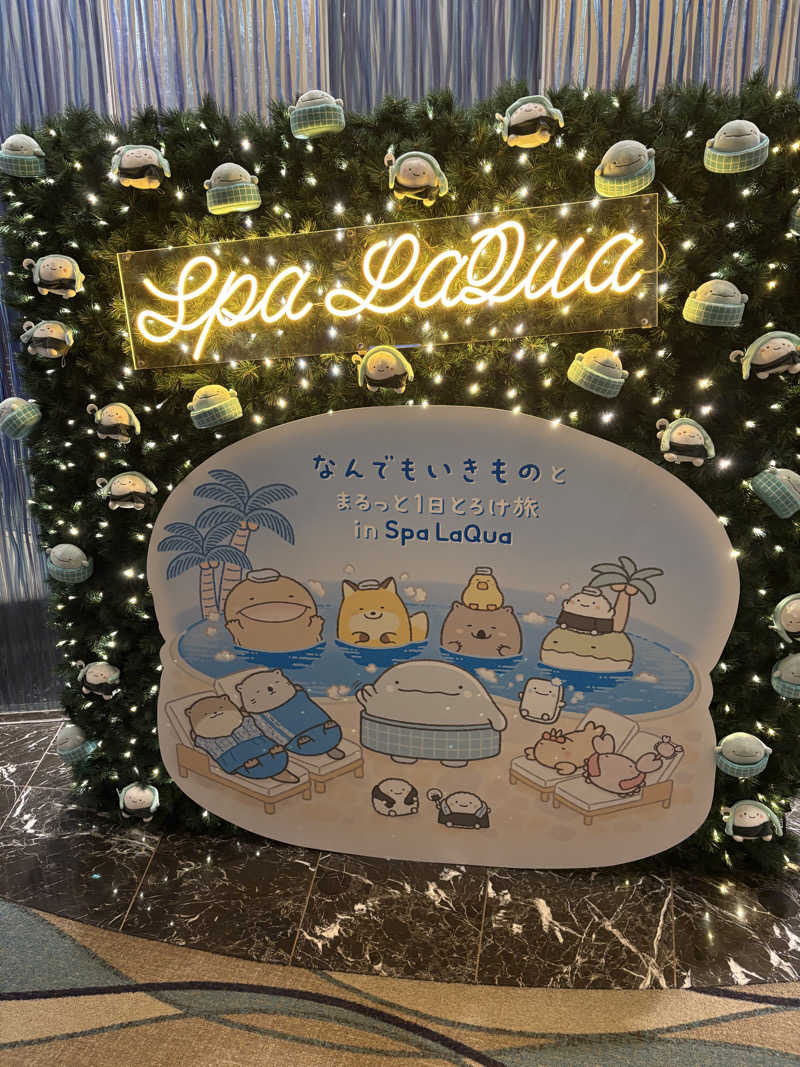 Aynさんの東京ドーム天然温泉 Spa LaQua(スパ ラクーア)のサ活写真