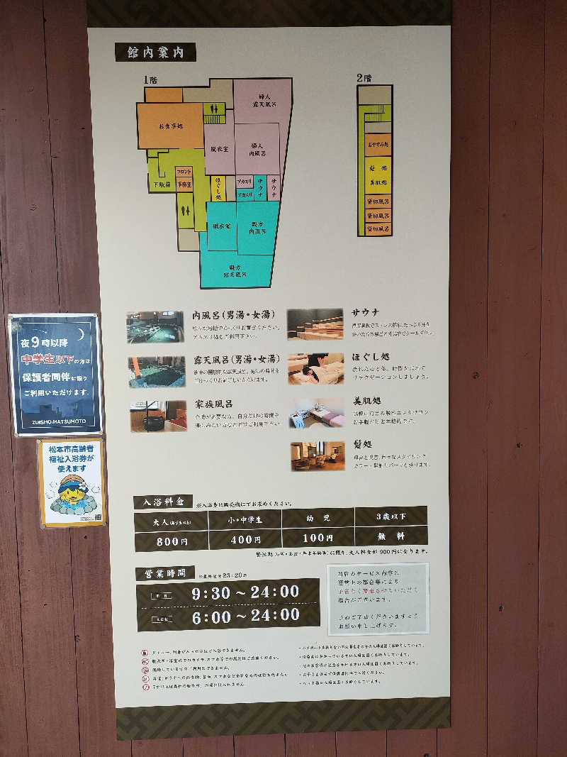 鳥居100％さんの湯の華銭湯 瑞祥 松本館のサ活写真