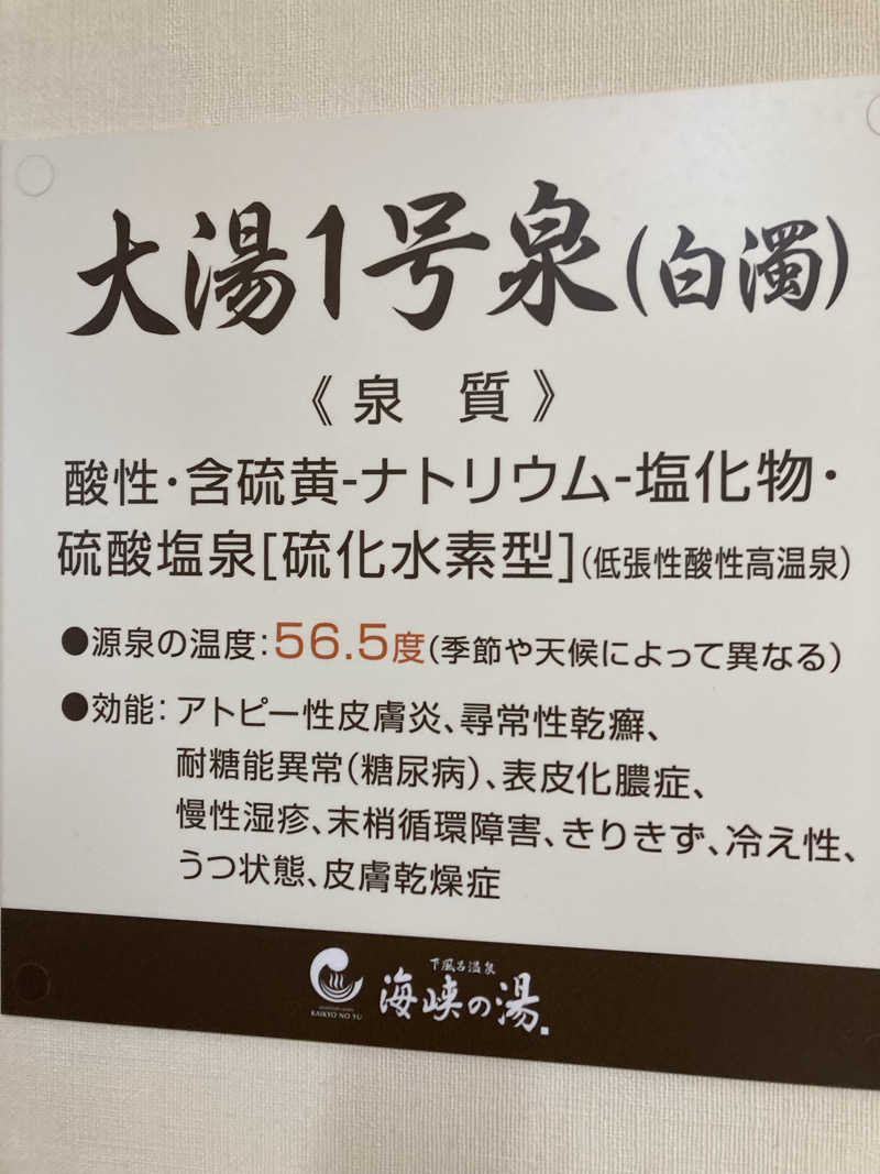 サウナー徳川太郎さんの下風呂温泉 海峡の湯のサ活写真