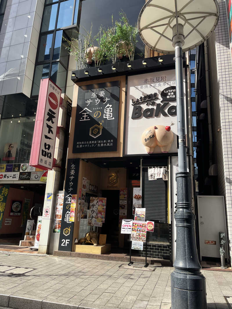 リュウイチさんの生姜サウナ 金の亀のサ活写真