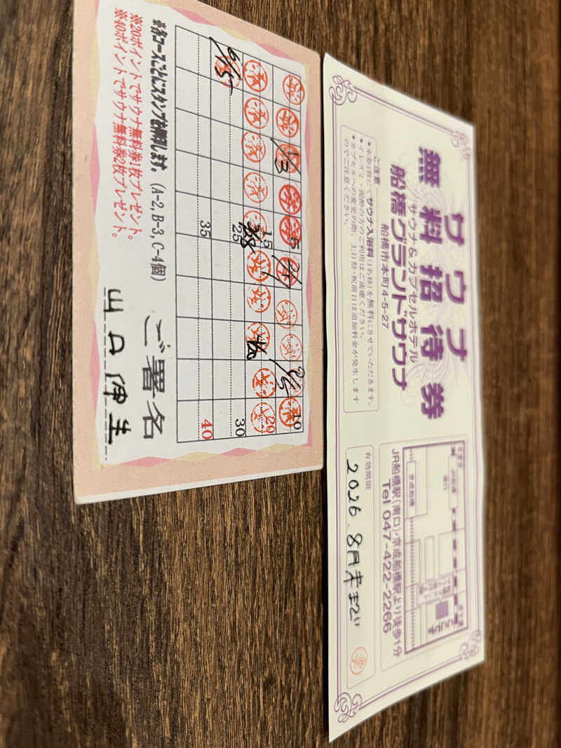 WESさんの船橋グランドサウナ&カプセルホテルのサ活写真