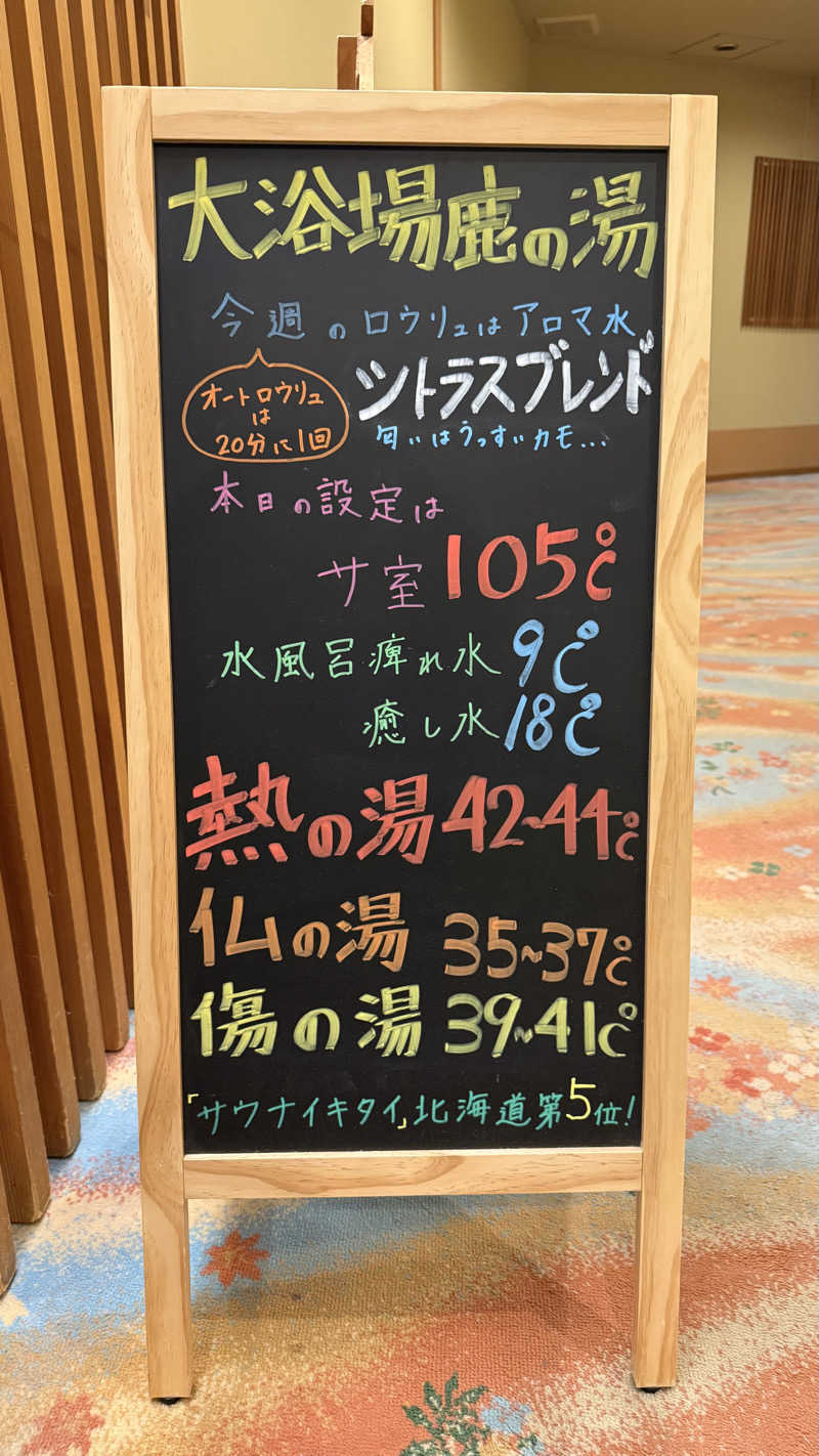 shigeshimizuさんの定山渓 鹿の湯のサ活写真