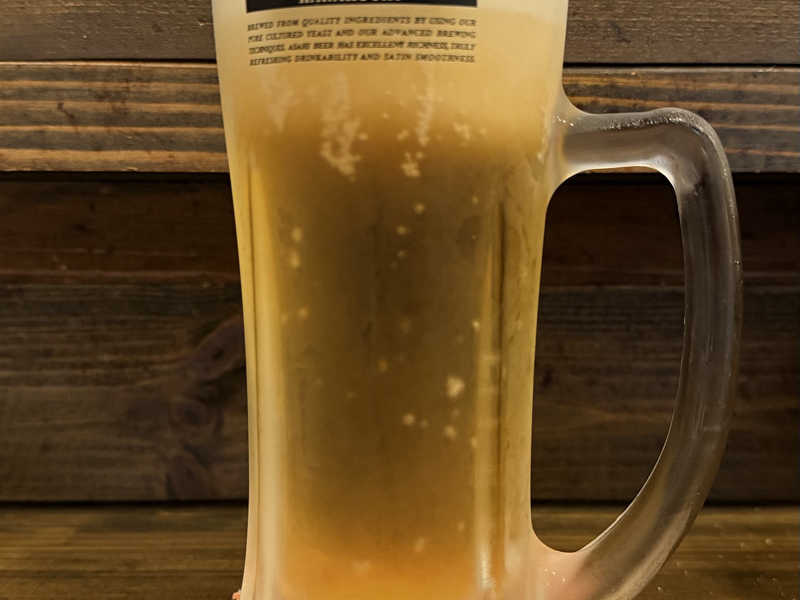 まずは生ビール🍺