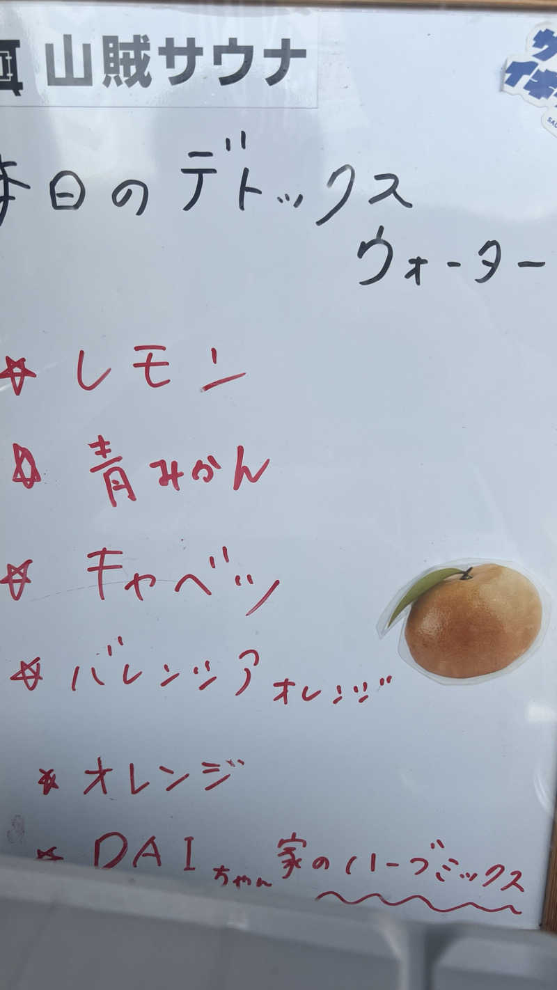 戦国さんの山賊サウナのサ活写真