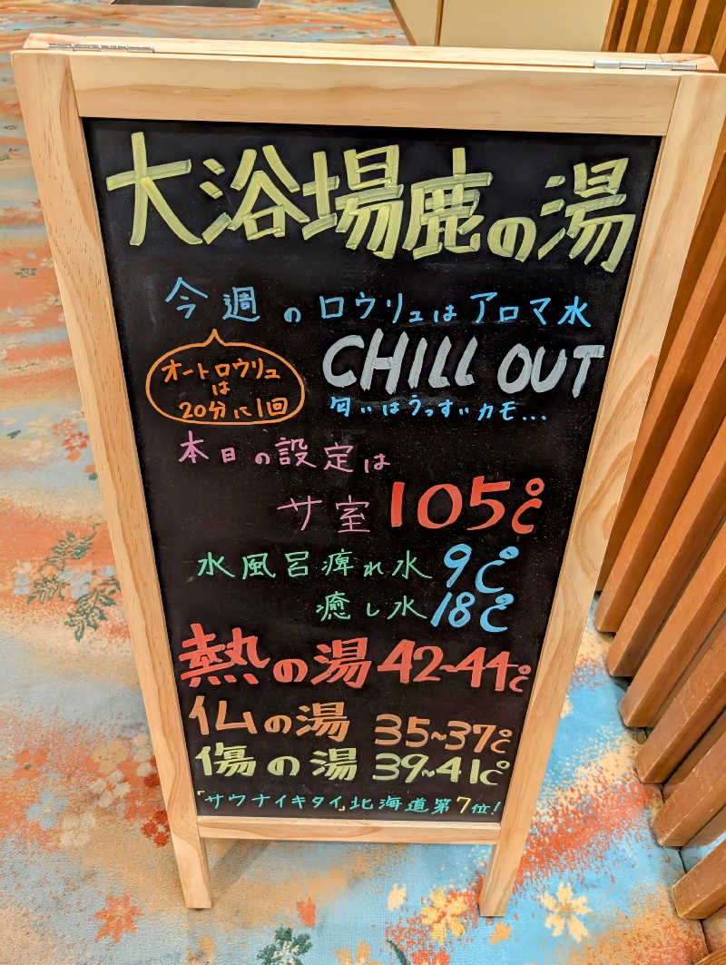 佐藤二博さんの定山渓 鹿の湯のサ活写真