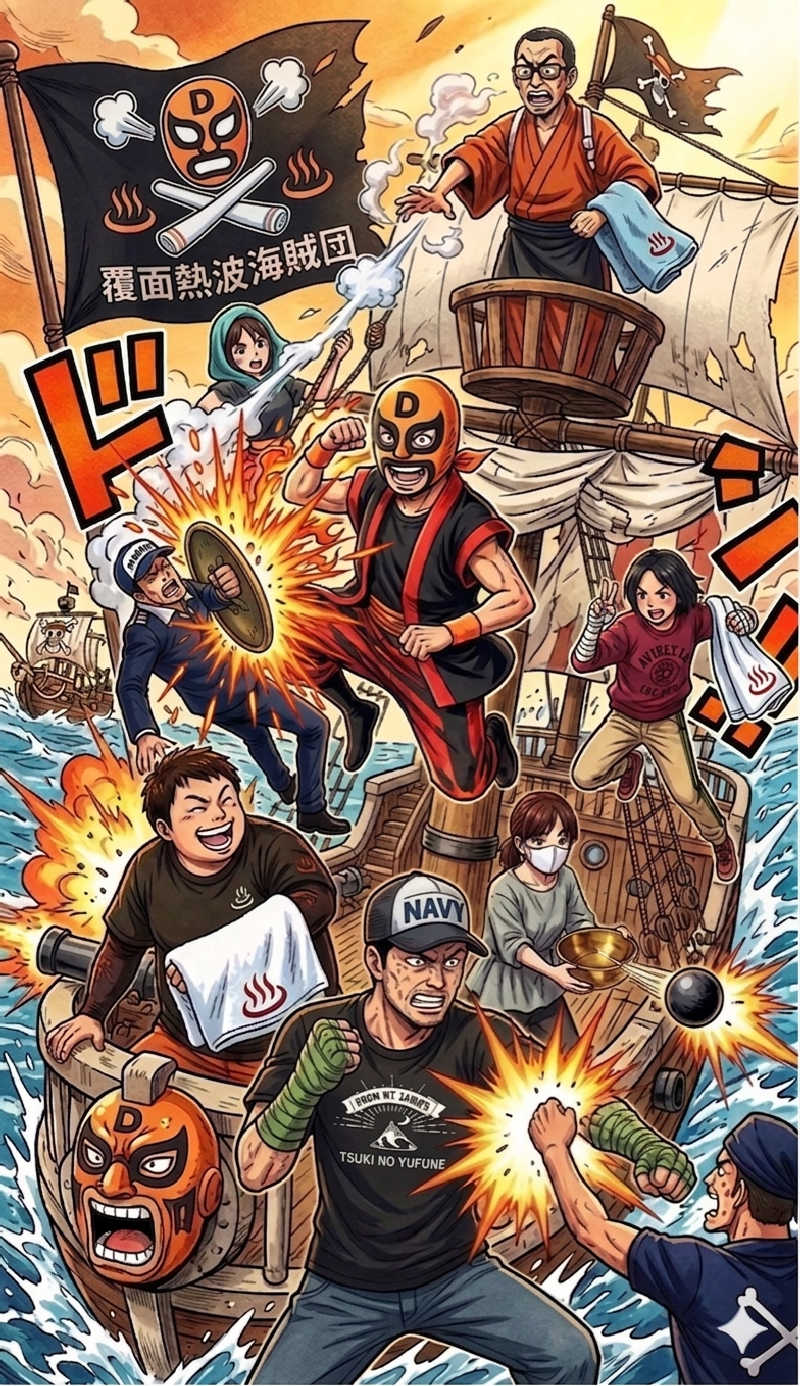 月次朗（月の湯舟専属熱波師）さんのジェームス山天然温泉 月の湯舟のサ活写真