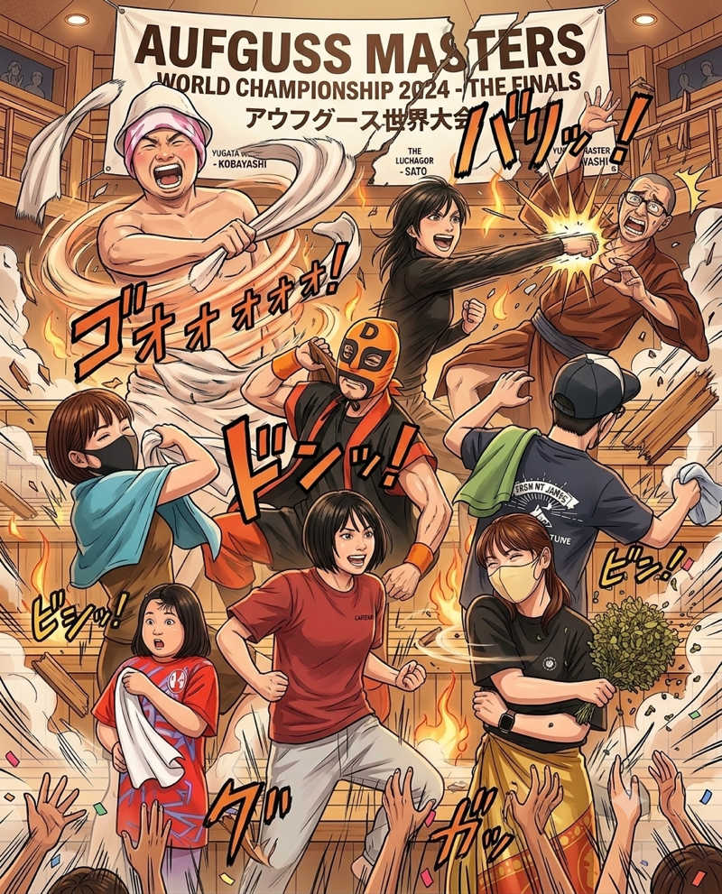 月次朗（月の湯舟専属熱波師）さんのジェームス山天然温泉 月の湯舟のサ活写真