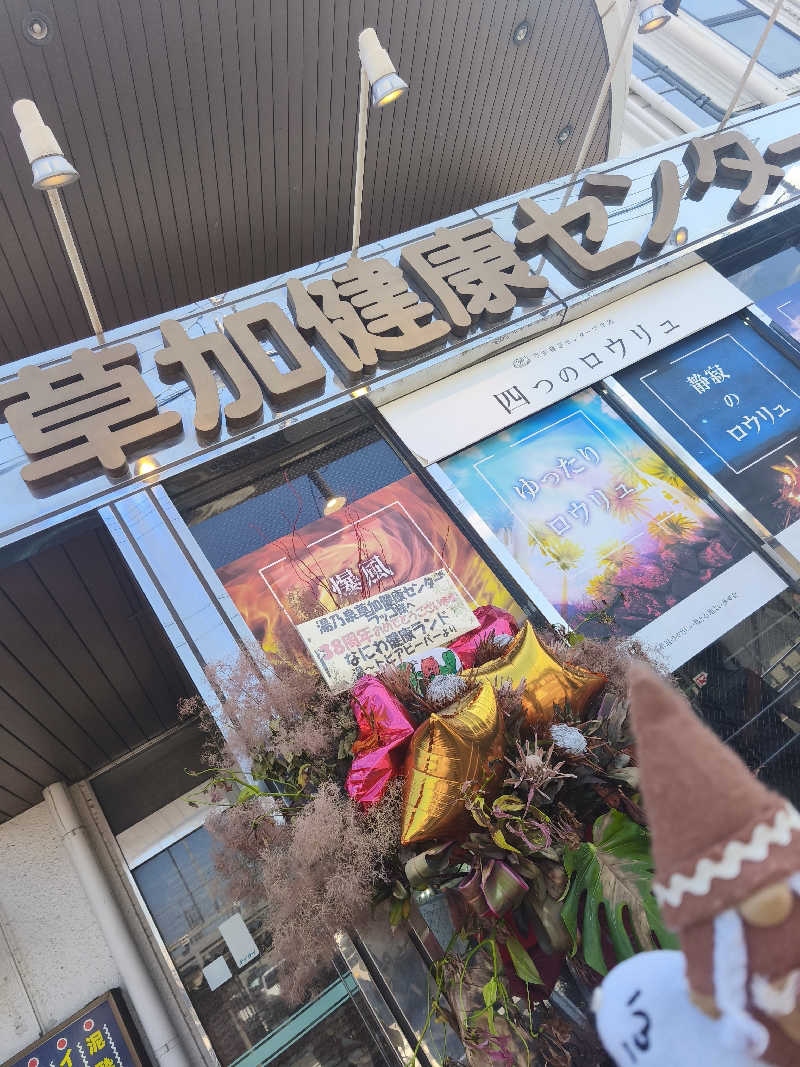 李徴子さんの湯乃泉 草加健康センターのサ活写真