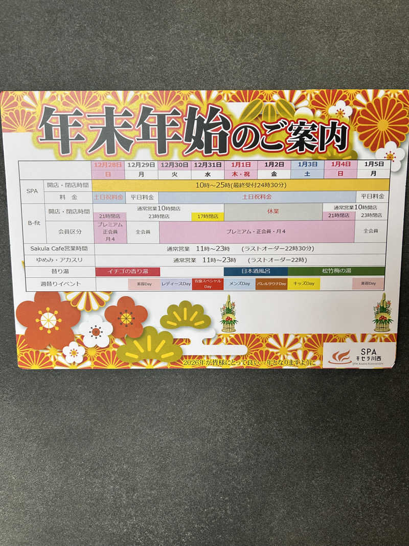 サウナの虫さんのSPAキセラ川西のサ活写真