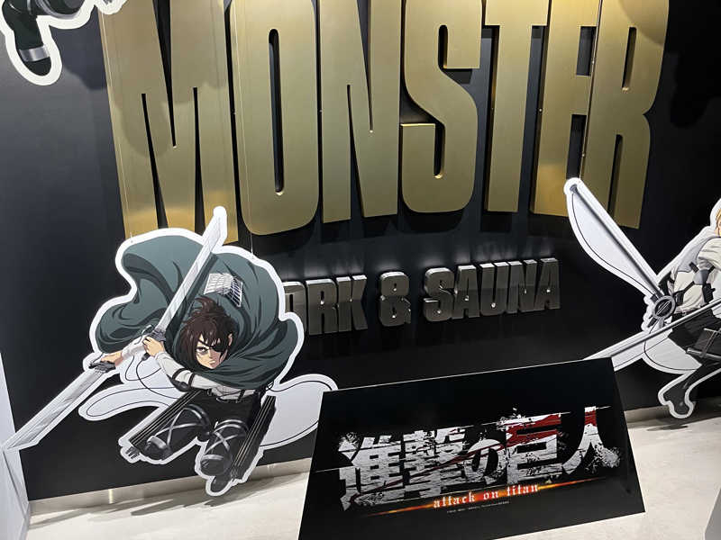 【本日限り】モンスターサウナ ベストサウナハット 進撃の巨人 進撃の巨人×モンスターサウナ コラボ | ベストサウナハット