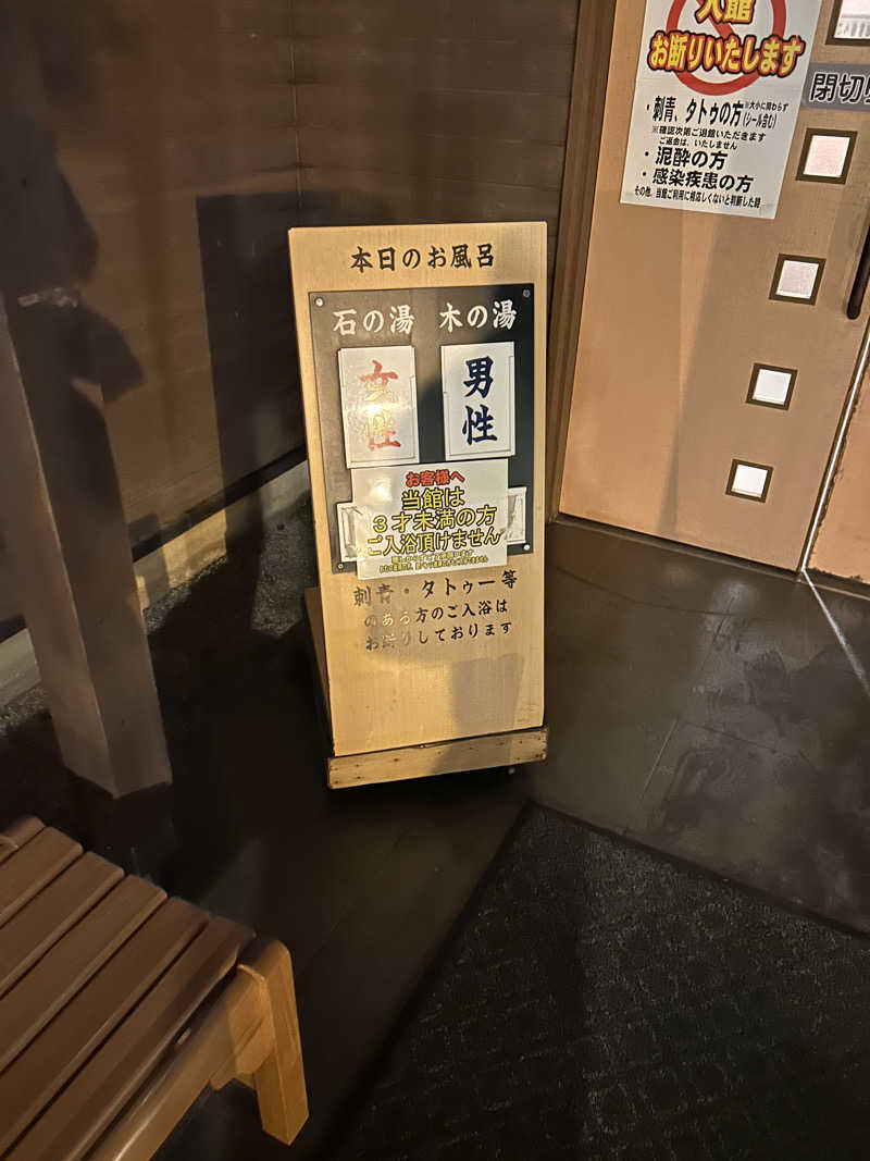 銀次郎さんの小さな旅  川越温泉のサ活写真