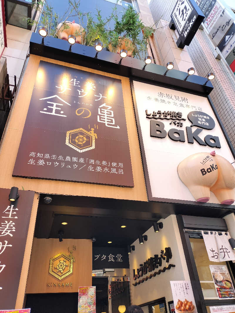 青砥要塞さんの生姜サウナ 金の亀のサ活写真