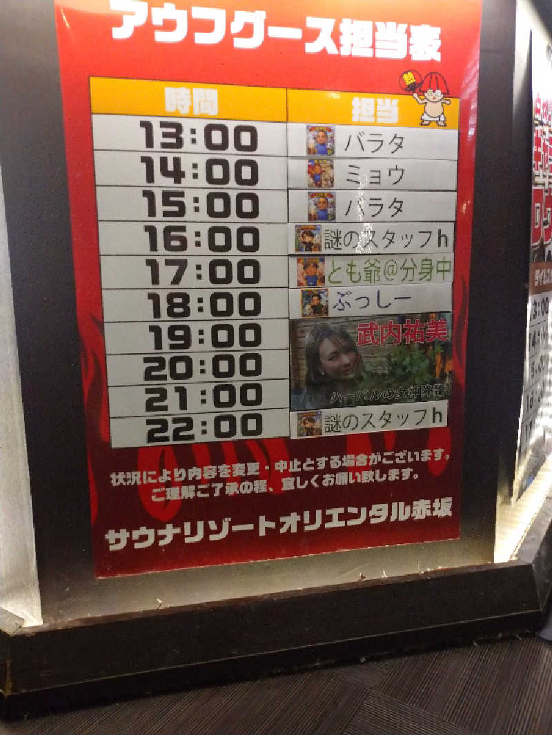 ヒロナオさんのサウナリゾートオリエンタル赤坂のサ活写真