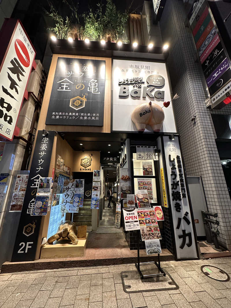 takechanwiiさんの生姜サウナ 金の亀のサ活写真