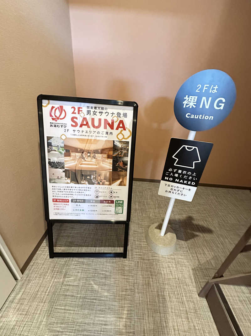 ぎょらんさんの常総ONSEN&SAUNA お湯むすびのサ活写真
